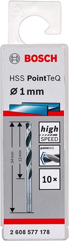 BOSCH HSS PointeQ 1.0mm