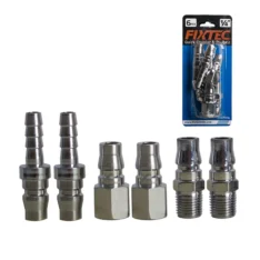 FIXTEC 6pcs 1/4" Quick Coupler&Plug Kit